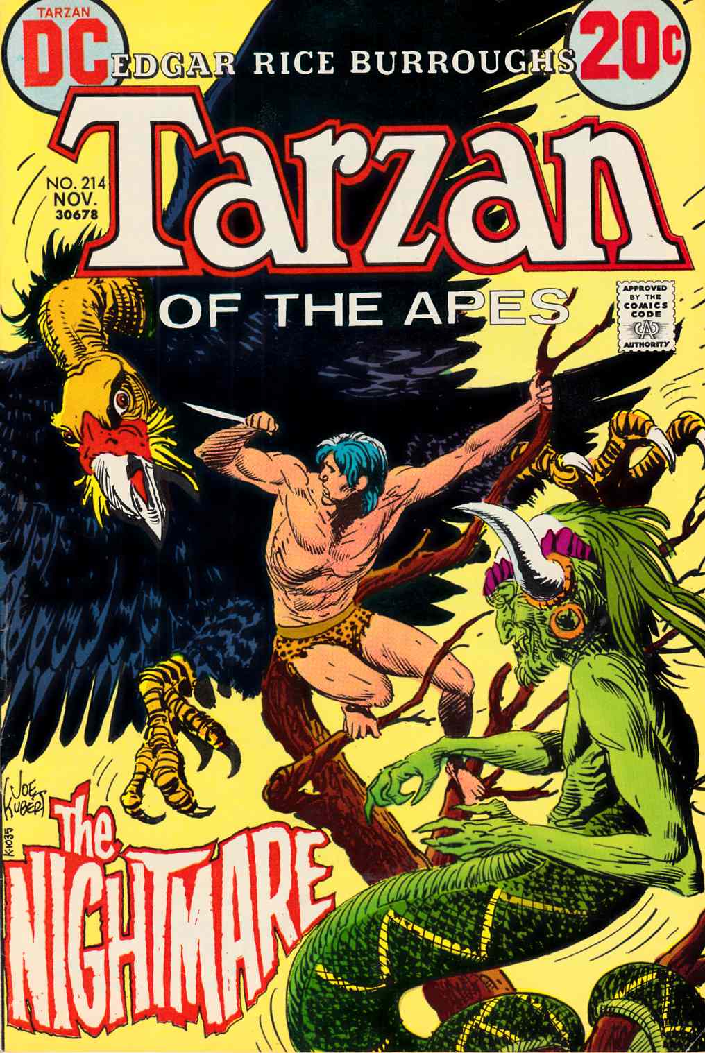 超レア 1968『Tarzan / ターザン #181』ヴィンテージアメコミ Tarzan #214 Very Fine/Near Mint (9.0) [DC Comic] – Dreamlandcomics